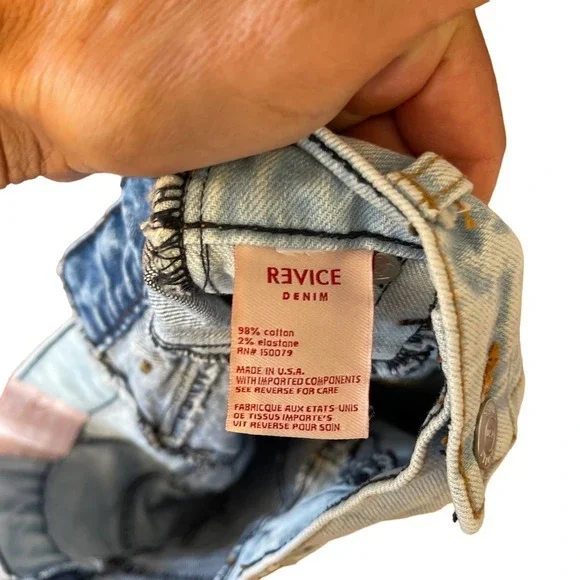 REVICE color block jeans